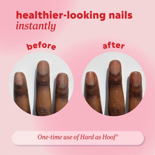 Onyx Professional Hard as Hoof Nail Strengthening Cream, Cherry Almond Scent - Made in USA, Nail Growth & Conditioning Cuticle Cream Stops Splits, Chips, Cracks & Strengthens Nails, 1 oz
