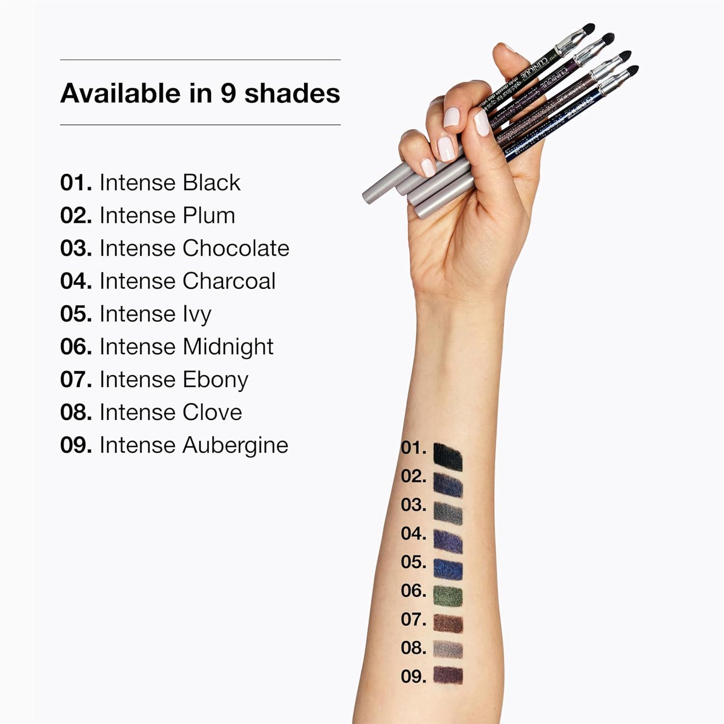 Clinique Quickliner For Eyes Intense Eyeliner Pencil - Water Resistant & Smudge Proof | 10 Shades Available