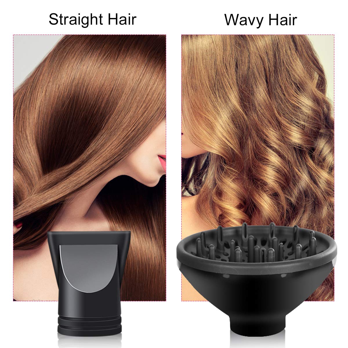 Skiennix Professional Hair Dryer - 3500W Fast Drying with Blue Light & Negative Ionic Technology
