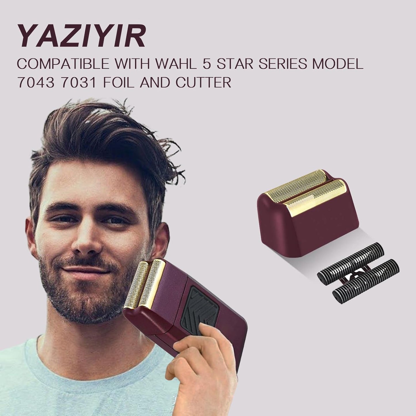 Wahl 5 Star Series Finale Shaver Replacement Foil & Cutter Bar Assembly - 4 Pack for Super Close Shaving