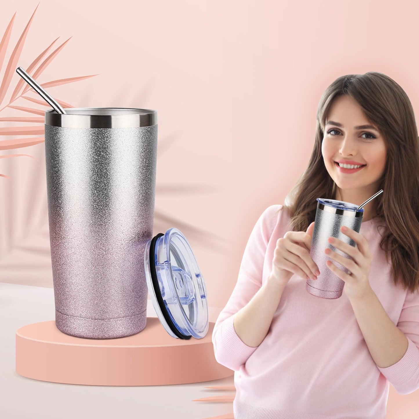 Birthday Gifts for Women, Spa Gifts Set 8Pcs for Mom, Wife, Girlfriend, Sister, Friends, Her, Relaxing Spa Gifts Basket Self Care Gifts For Christmas, Valentine's Day, Mother’s Day Gifts(GSP-PINK)