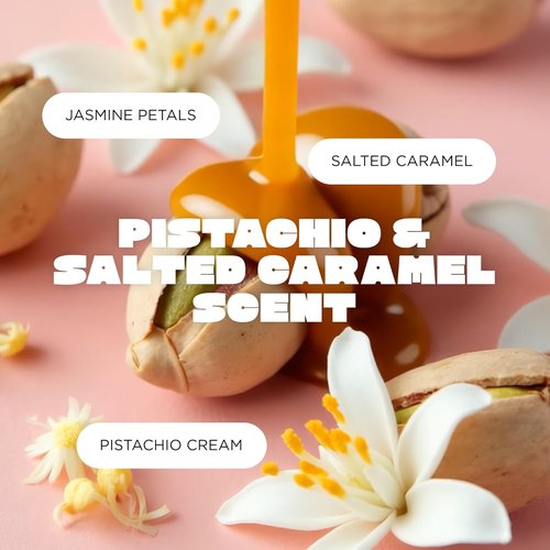 Cake Beauty Hair & Body Mist - Pistachio & Salted Caramel Scent - Vitamin E & Argan Oil Infused - 6.8 Fl Oz / 200 mL