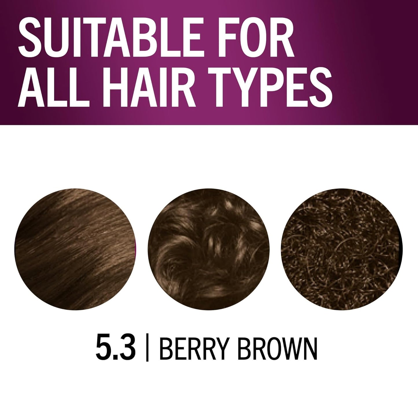 Schwarzkopf Keratin Hair Dye Cream - 5.3 Berry Brown | Professional Quality Color & 100% Gray Coverage