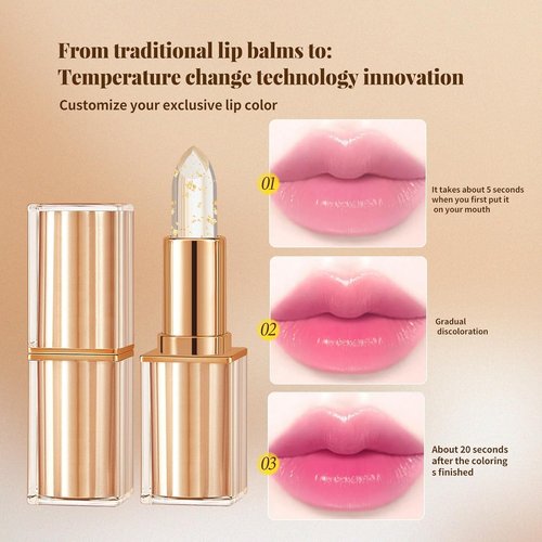 Regine Switzerland Color-Changing Lip Stain | Moisturizing Tinted Lip Balm for All Skin Tones - 3.5g x 2
