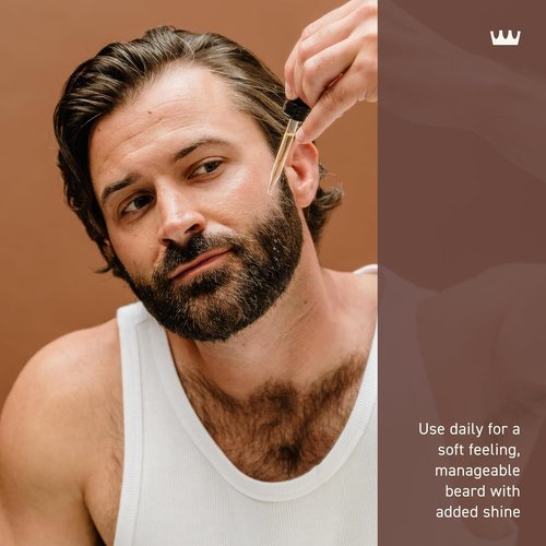 Cremo Beard Oil - Revitalizing Casked Vanilla, 1 Fl Oz | Restore Moisture & Soften Beard