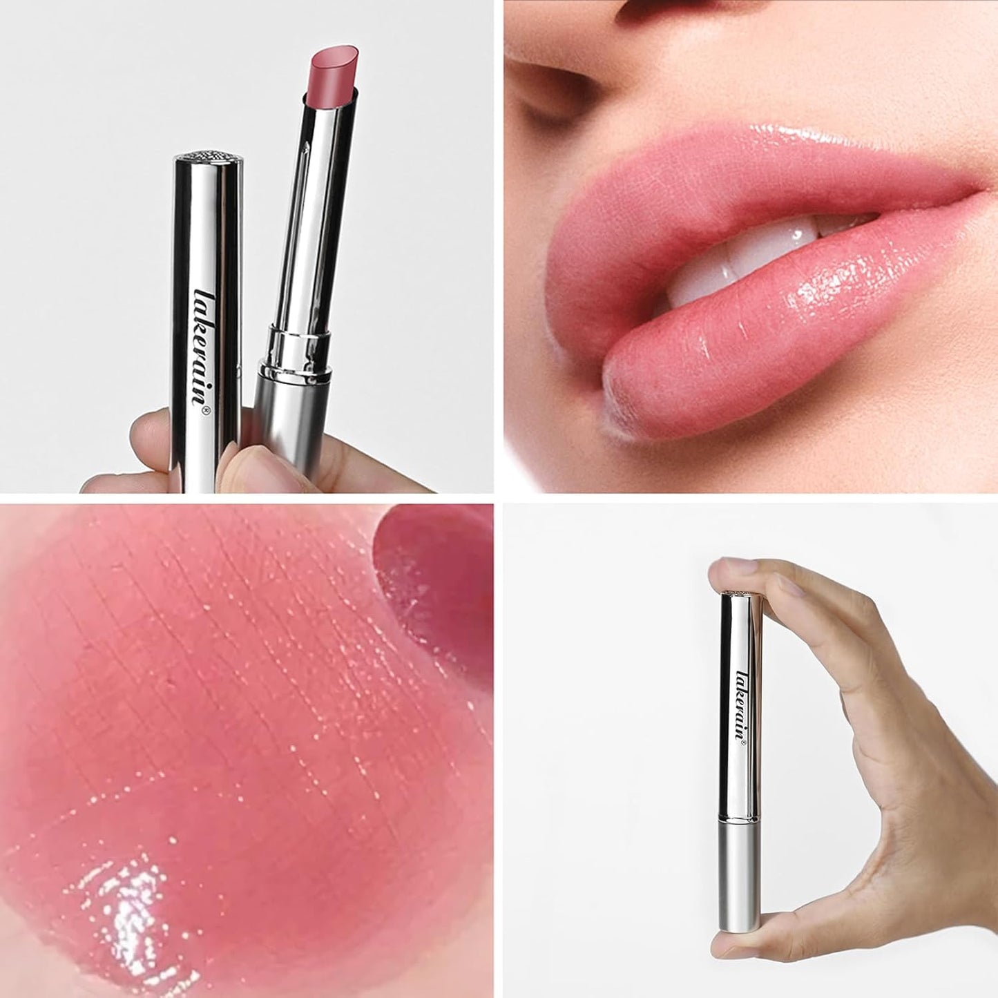 Sheeyoon Honey Lipstick - Hydrating Tinted Lip Balm with Sheer Formula | Natural Glossy Finish (2 Pcs Pink)
