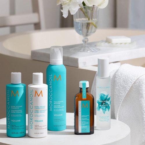 Moroccanoil Extra Volume Shampoo & Conditioner Bundle - 8.5 Fl. Oz Set for Full-Bodied Hair