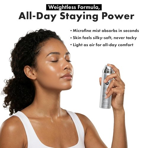 Jerome Alexander MagicMinerals AirFinish Setting Spray - Long-Lasting, Weightless Matte Coverage