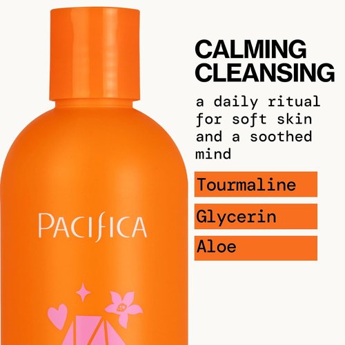 Pacifica Body Wash - Super Hydrating Orange Tourmaline Bath & Shower Gel | Vegan & Cruelty-Free