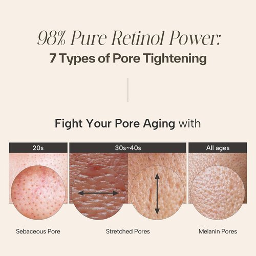 Rice x Retinol Pore Lifting Serum - 60% Rice Water & 98% Pure Retinol for Pore Tightening | 40ml