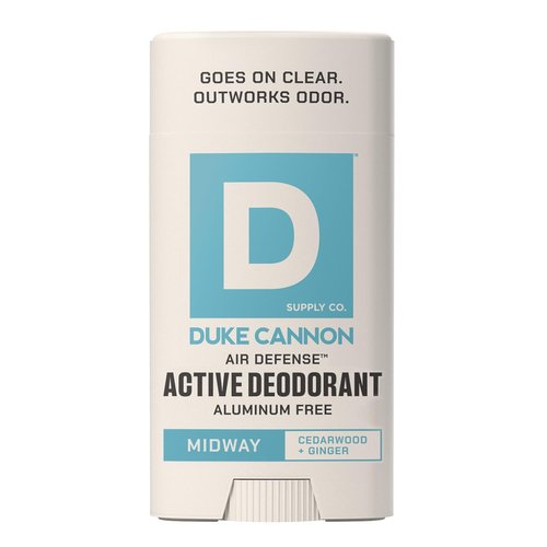 Duke Cannon Air Defense Deodorant - Aluminum-Free, Long-Lasting Citrus & Cedarwood, 3 oz