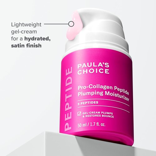 Paula's Choice Pro-Collagen Peptide Moisturizer - Daily Gel-Cream for Deep Hydration & Gloss Lip Balm | Non-Sticky Sheer Tint