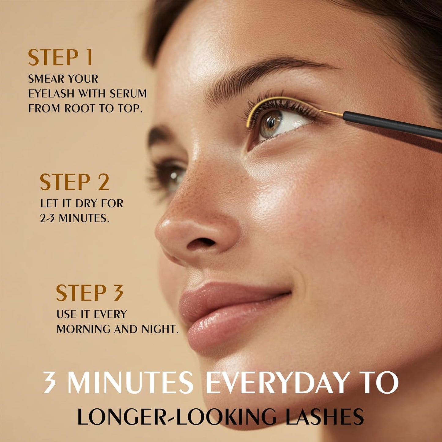 Skiennix Lash Serum - Multi-Peptide & Botanical Antioxidants for Longer, Fuller Lashes | 4 ml