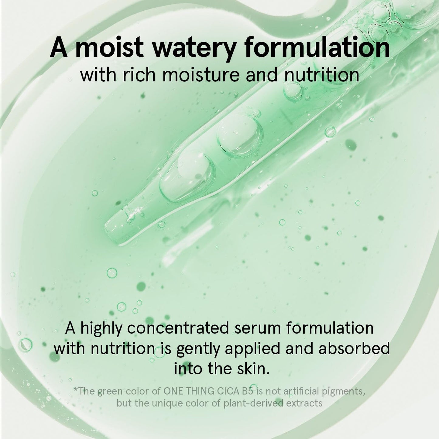ONE THING Cica B5 calming Serum (1.69 fl.oz / 50ml), Korean Skincare, Panthenol Soothing, Hydration Boost for Sensitive Skin