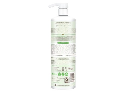 Babo Botanicals Citrus Mint & Passion Fruit Shampoo | Purifying Hair & Body Cleanser for All Ages