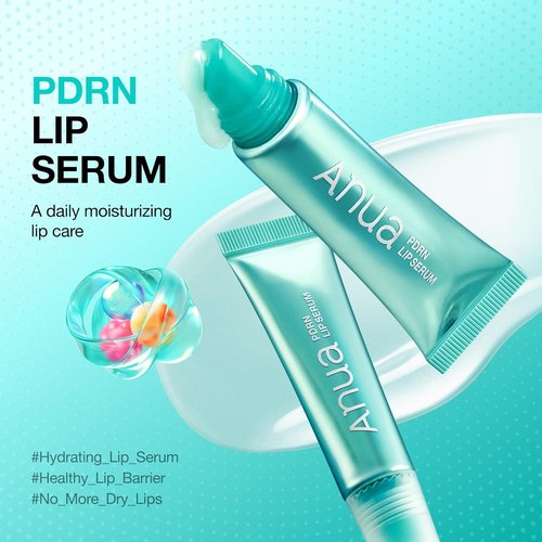Anua PDRN Lip Serum - Long-Lasting Hydration for Dry Lips | Non-Sticky Moisturizing Care, 0.33 fl. oz