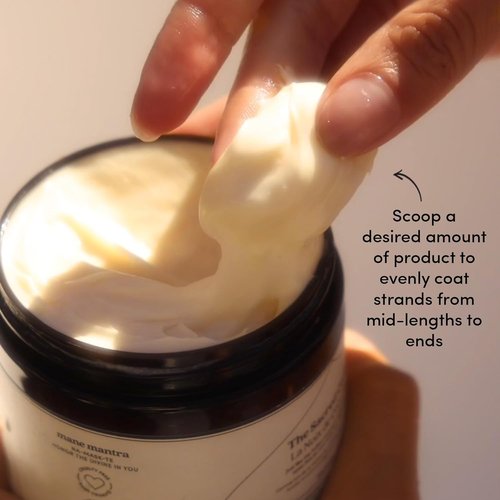 Fable & Mane Deep Moisture Hair Mask - Repair Frizzy, Dry, Damaged Hair with Shea Butter & Coconut