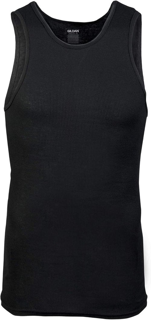 Gildan Men's A-Shirts | Comfortable Multipack Tanks for Everyday Wear - Classic Fit
