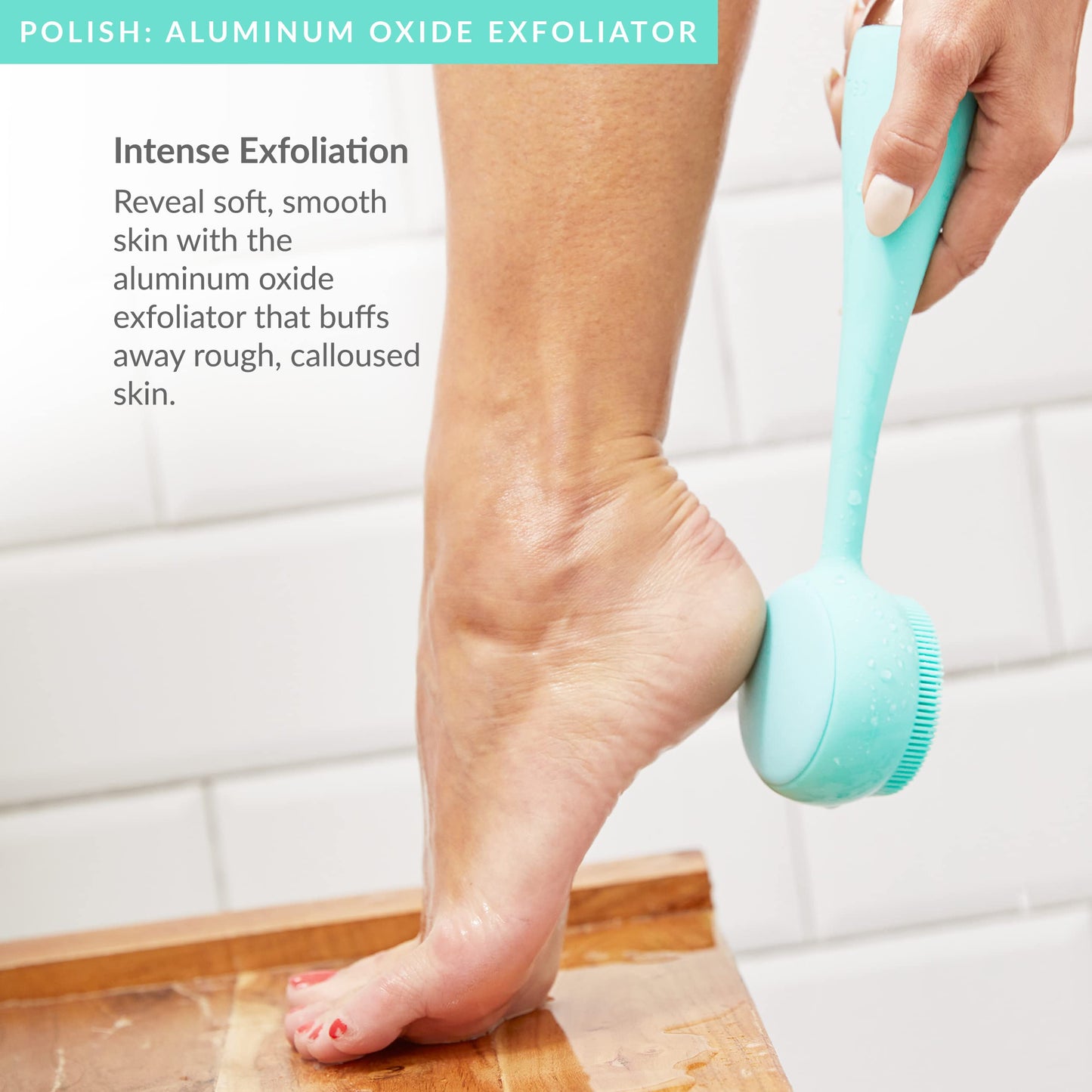 PMD Beauty Clean Body - Smart Body Cleansing Device with Silicone Brush & Three Interchangeable Attachments - Waterproof - SonicGlow Vibration - Cleanse,Exfoliate,& Massage Body