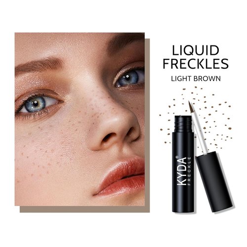 KYDA Liquid Freckle Makeup Pen - 2PCS Water-Resistant, Buildable, Natural-Looking Freckles for All Skin Tones