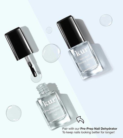 LONDONTOWN Non-Acid Primer Bonder - Long-Lasting, Chip-Resistant Manicure Prep | 0.40 Fl Oz