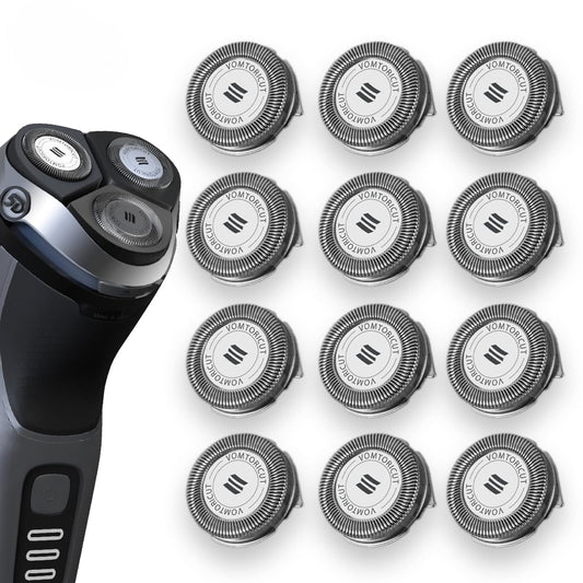 12 Pcs AQREP4U Replacement Heads Compatible with Philips Norelco Shaver Series 3000 Replacement Blades, 2000, 1000 and S738 and S1560 Electric Razor for Men Replacement Heads Razor Blades Shaver