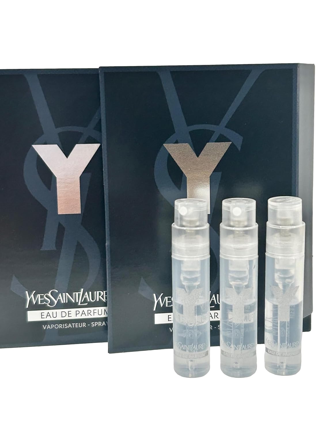 Yves Saint Laurent Y Men EDP Sample Perfume - Trial Size 1.2 ml | Set of 3 Partially Filled Vials