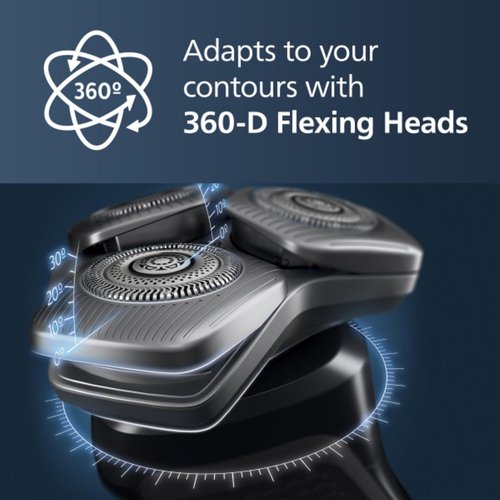 Philips Shaver Series 9000 | Wet & Dry Electric Shaver with Lift & Cut System, SenseIQ Tech