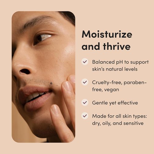 Hims High Tide Hydrating Daily Cleanser - Moisturizing Facial Cleanser with Hyaluronic Acid & Squalane - 6.8 Fl Oz