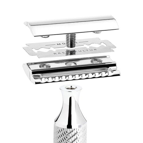 MÜHLE R89 Double Edge Safety Razor - Barbershop Quality Smooth Shave | Ideal for Daily Use