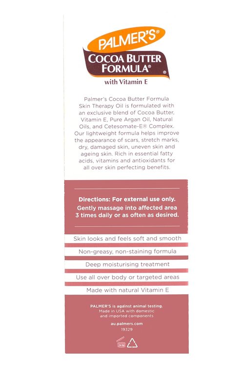 Palmer's Cocoa Butter Formula Body Oil - Moisturizing with Vitamin E & Rosehip Fragrance, 2 Oz
