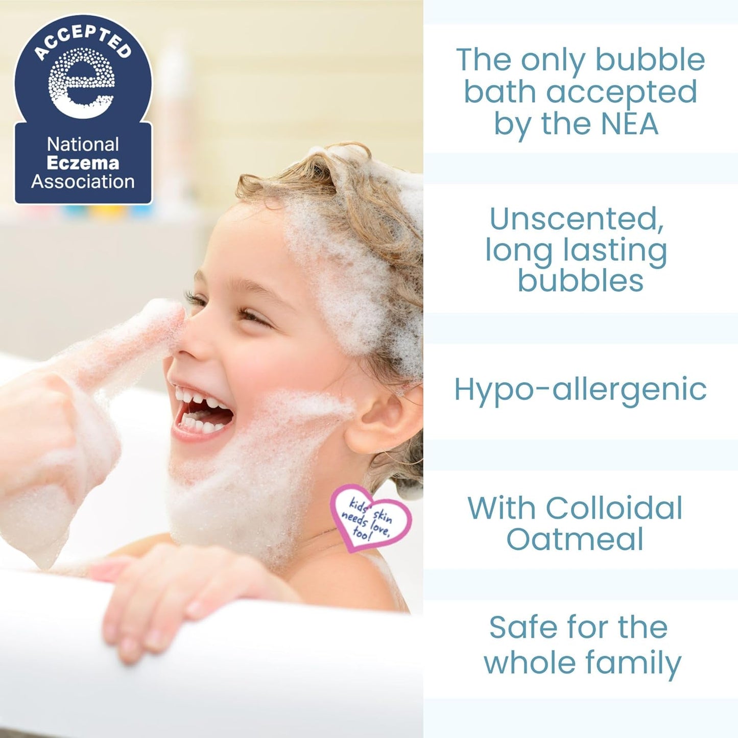 TruKid Bubble Podz | Gentle Bubble Bath for Kids & Toddlers | Eczema-Friendly, pH Balanced, Unscented (24 Podz)