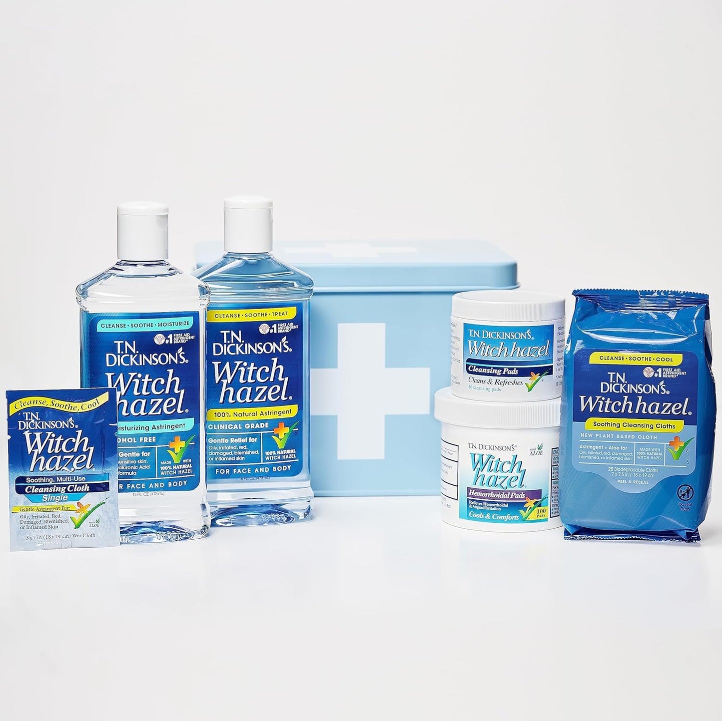 T.N. Dickinson's Witch Hazel 100% Natural Astringent for Face and Body, 8 fl oz