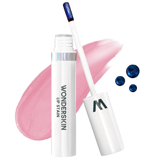 Wonderskin Wonder Blading Lip Stain Masque - Long Lasting, Waterproof Pink Tint | Matte Finish