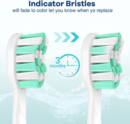 Aoremon Replacement Brush Heads for Philips Sonicare C2 & C1 | 10 Pack Compatible Electric Toothbrush Heads