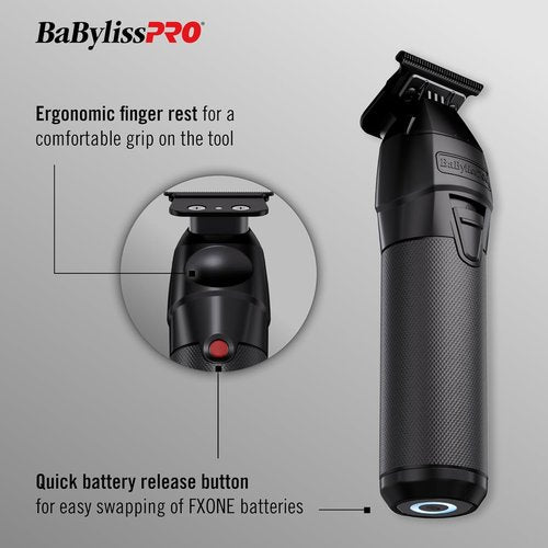 FXONE Professional Cordless Outlining Trimmers - Interchangeable Battery for Ultimate Convenience