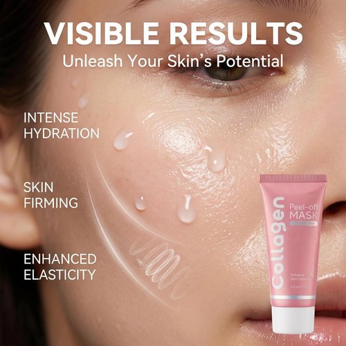 Regine Switzerland Collagen Overnight Face Mask - Hydrating & Firming Peel-Off for Radiance | 2.12 fl. oz