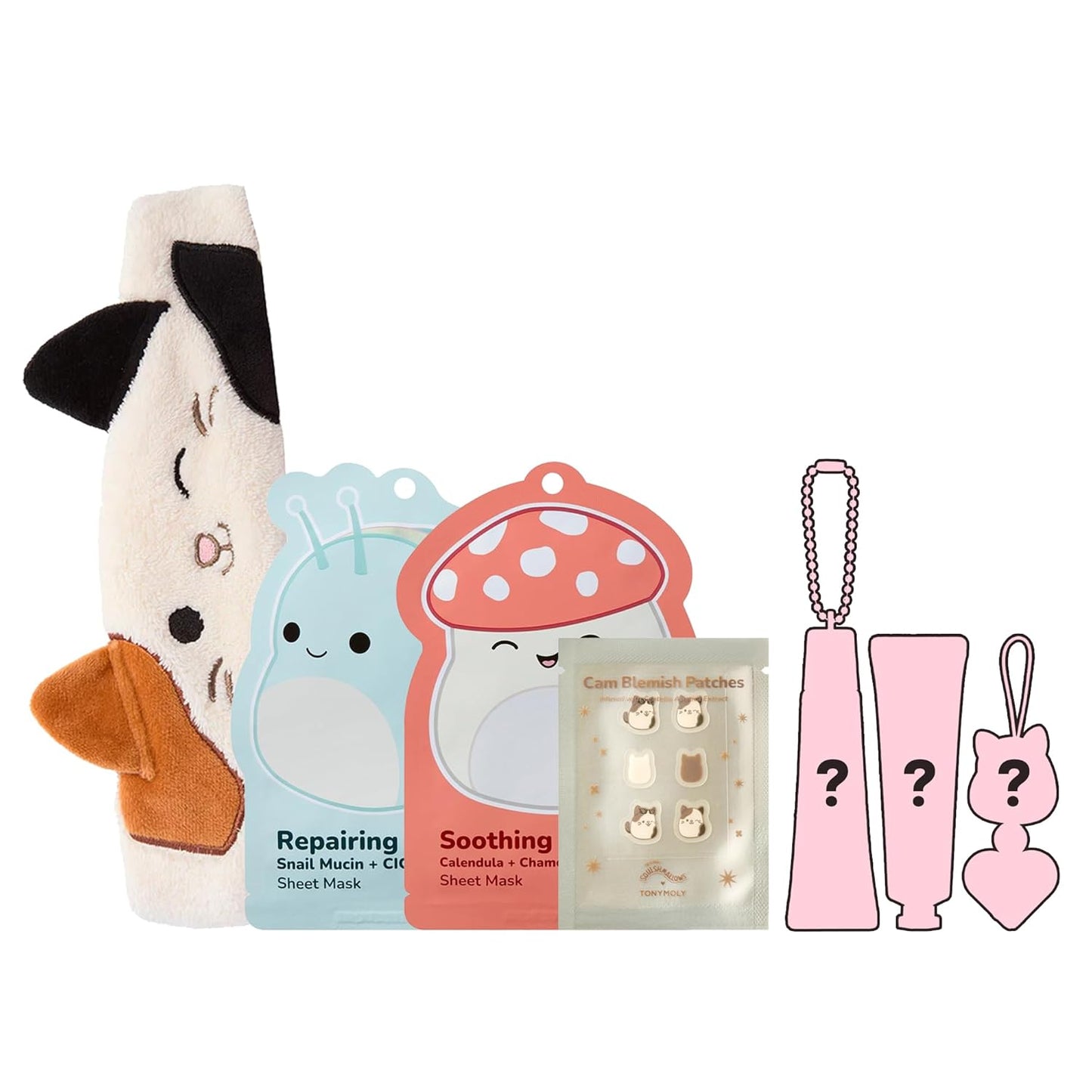 TONYMOLY x Squishmallows Advent Calendar 2025 - 7-Day Skincare Set with Hand Cream, Lip Gloss & Sheet Masks
