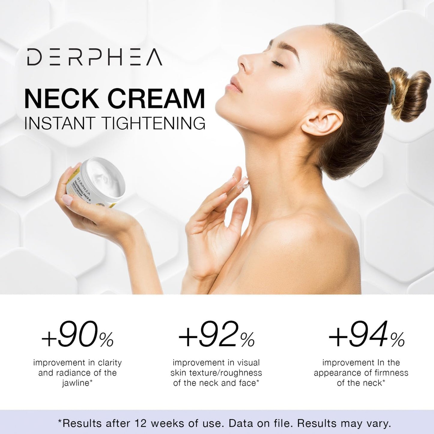 Skiennix Neck Tightening Cream - Firming Formula for Fine Lines & Sagging Skin | 1.7 OZ