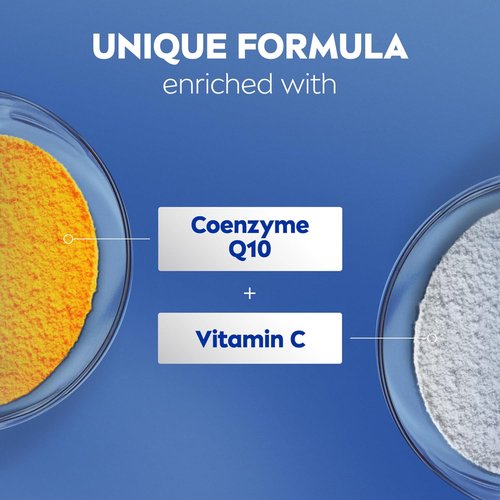 NIVEA Nourishing Hydration Body Lotion - Firming Q10 & Vitamin C, 16.9 Fl Oz Pump for Dry Skin