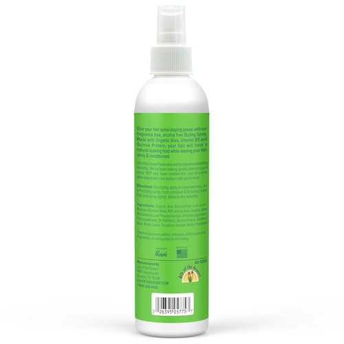 Lily Of The Desert Aloe Vera Hair Spray - Natural Hold, Unscented & Alcohol-Free, 8 Fl Oz