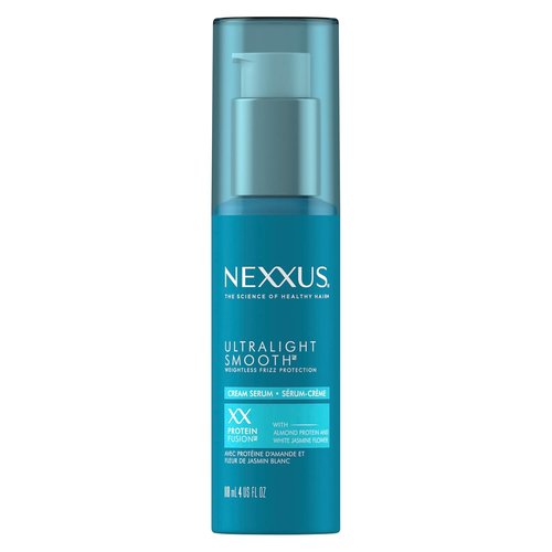 Nexxus Ultralight Smooth Frizz Defy Cream - 4 Fl Oz Serum for Frizzy, Dry Hair