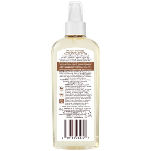 Palmer's Coconut Oil Formula Body Oil - Moisturizing Bath Oil with Green Coffee Extract | 5.1 Ounces