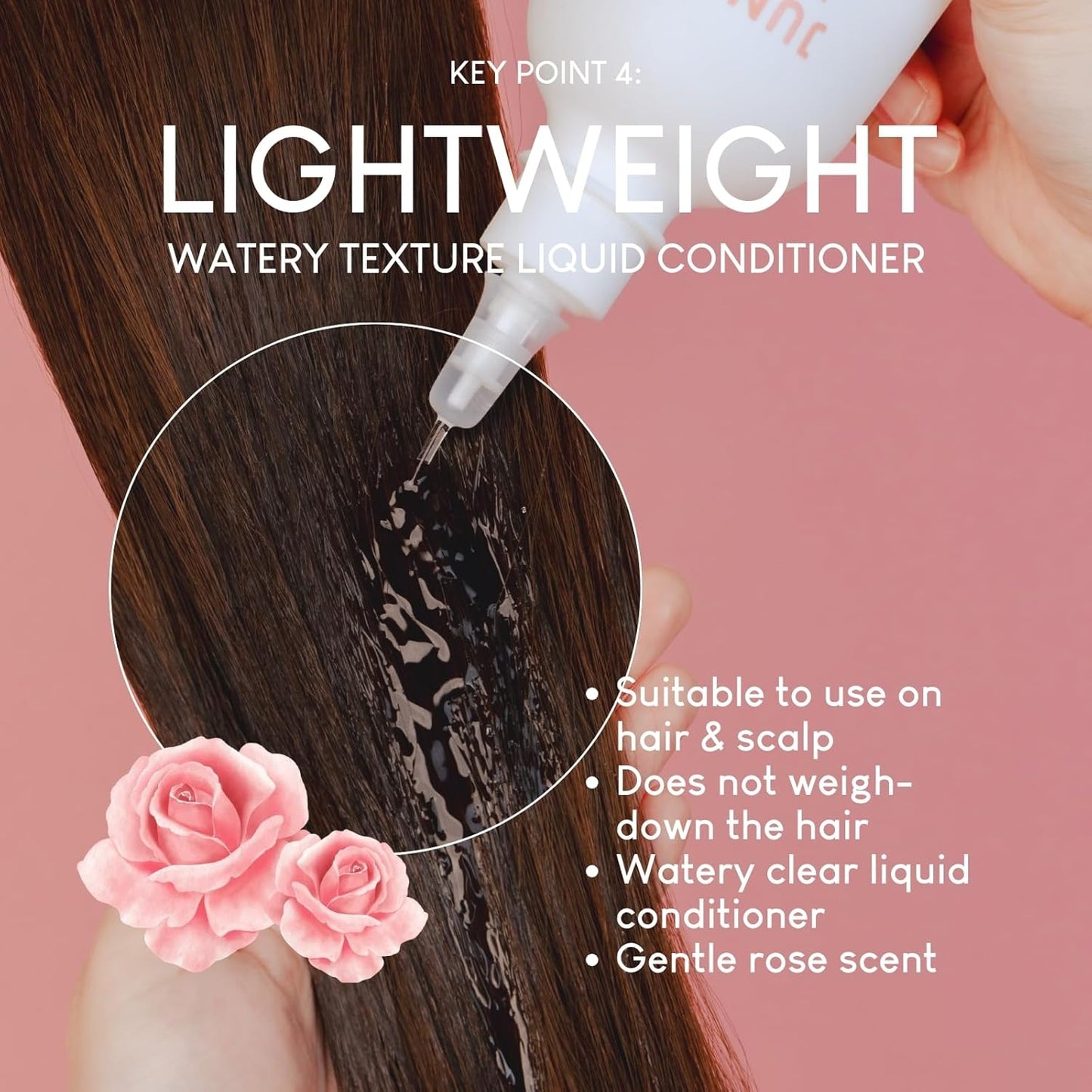 Jung Beauty 7 Second Instant Nourish Water Treatment - Weightless Conditioner for Dry, Frizzy Hair | 300ml