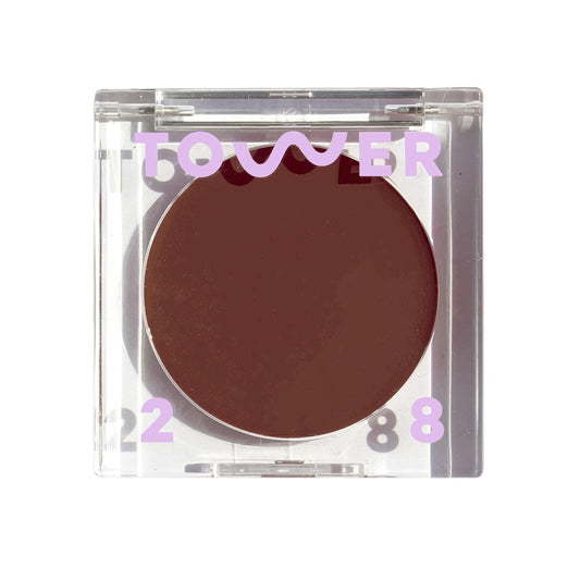 Tower 28 Sculptino Cream Contour - Foolproof Matte Bronzer Balm for Sensitive Skin - Deep Neutral (0.16 oz)