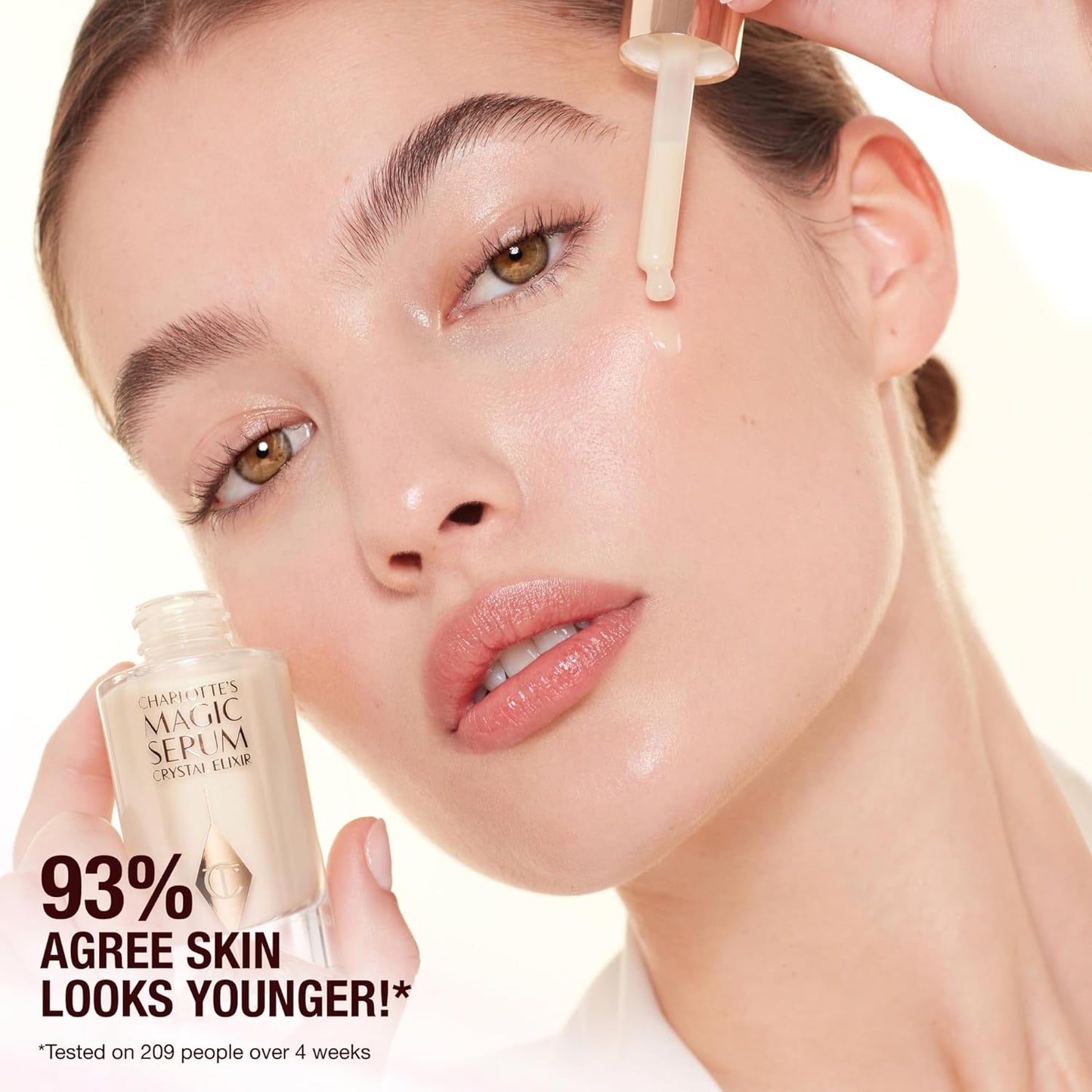 Charlotte Tilbury Magic Serum Crystal Elixir - Firming Peptide Serum for Face & Neck - Ideal Skincare Gift Set