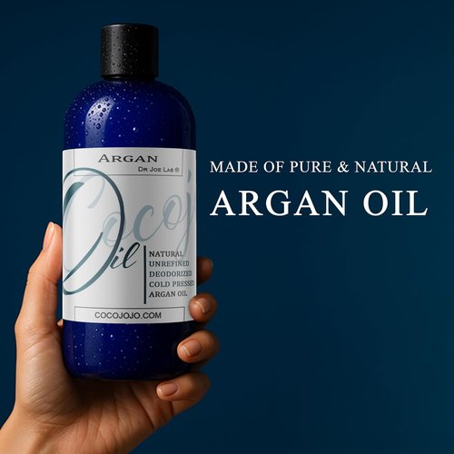 Cocojojo Deodorized Argan Oil - Pure Cold Pressed Extra Virgin Hair & Face Treatment - 32 Oz
