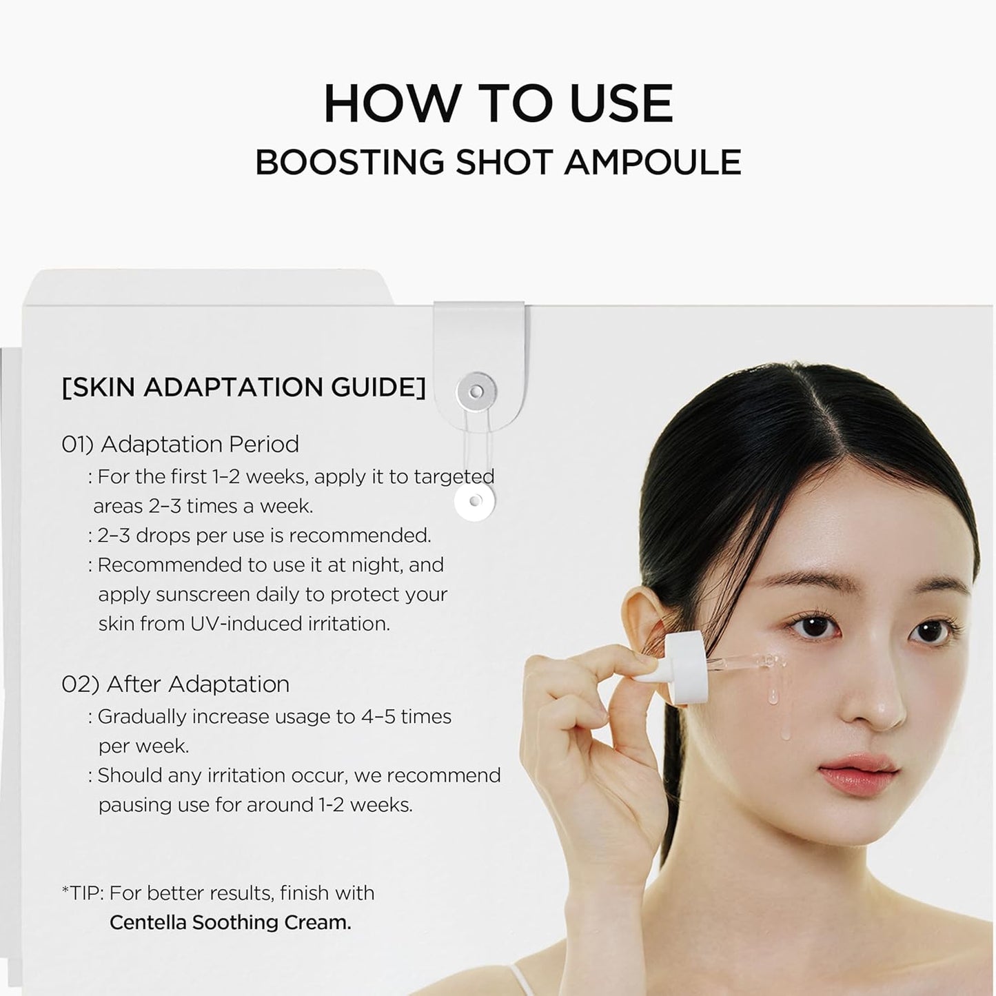 SKIN1004 Niacinamide 10% Boosting Shot Ampoule - Pore Minimizing Facial Serum with Tranexamic Acid | 1.01fl.oz/30ml