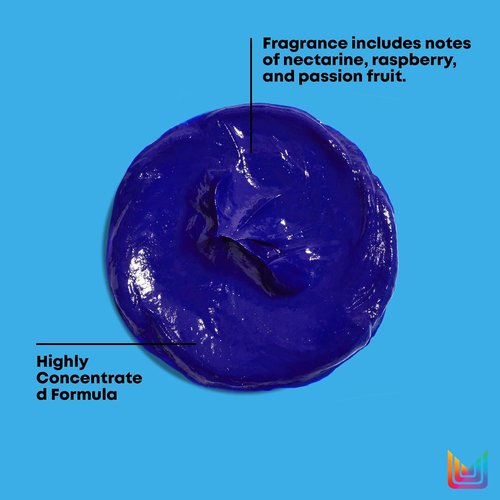 Matrix Brass Off Blue Hair Mask - Neutralizes Brassy Tones for Color-Treated Brunettes & Blondes