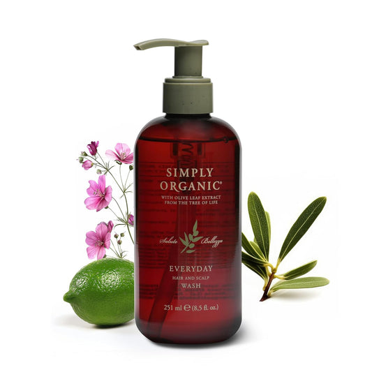 Skiennix Hair & Scalp Wash Shampoo - All-Natural, Cruelty-Free Formula with Organic Sage & Lime | 251ml/8.5oz